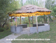 Dowa Deluxe Camp Nubra Outside Sitting Area